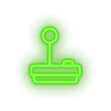Load image into Gallery viewer, green video game control gear led neon factory