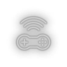 Load image into Gallery viewer, white video game controller wifi led neon factory
