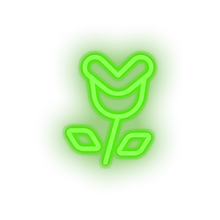 Load image into Gallery viewer, video game flower enemy Neon led factory
