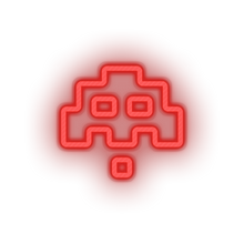 Load image into Gallery viewer, red video game gamasutra 1 led neon factory
