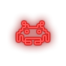 Load image into Gallery viewer, red video game gamasutra led neon factory