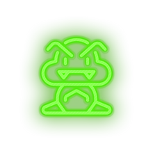 Load image into Gallery viewer, green video game goomba led neon factory