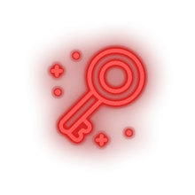 Load image into Gallery viewer, red video game key led neon factory