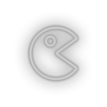 Load image into Gallery viewer, white video game pacman led neon factory