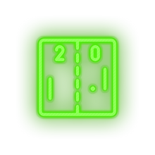 Load image into Gallery viewer, green video game ping pong led neon factory
