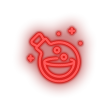 Load image into Gallery viewer, red video game potion led neon factory