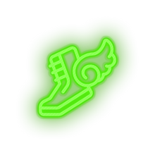 Load image into Gallery viewer, green video game shwings led neon factory