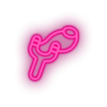 Load image into Gallery viewer, pink video game sling led neon factory