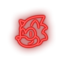 Load image into Gallery viewer, red video game sonic led neon factory