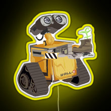 Load image into Gallery viewer, WALL E RGB neon sign yellow