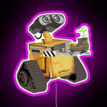 Load image into Gallery viewer, WALL E RGB neon sign  pink