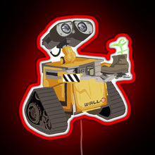 Load image into Gallery viewer, WALL E RGB neon sign red