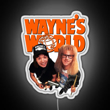 Load image into Gallery viewer, Wayne s World RGB neon sign white