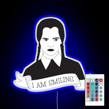 Load image into Gallery viewer, Wednesday Addams RGB neon sign remote