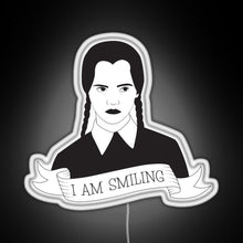 Load image into Gallery viewer, Wednesday Addams RGB neon sign white