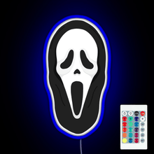 Load image into Gallery viewer, What s your favourite scary movie RGB neon sign remote