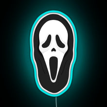 Load image into Gallery viewer, What s your favourite scary movie RGB neon sign lightblue