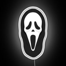 Load image into Gallery viewer, What s your favourite scary movie RGB neon sign white