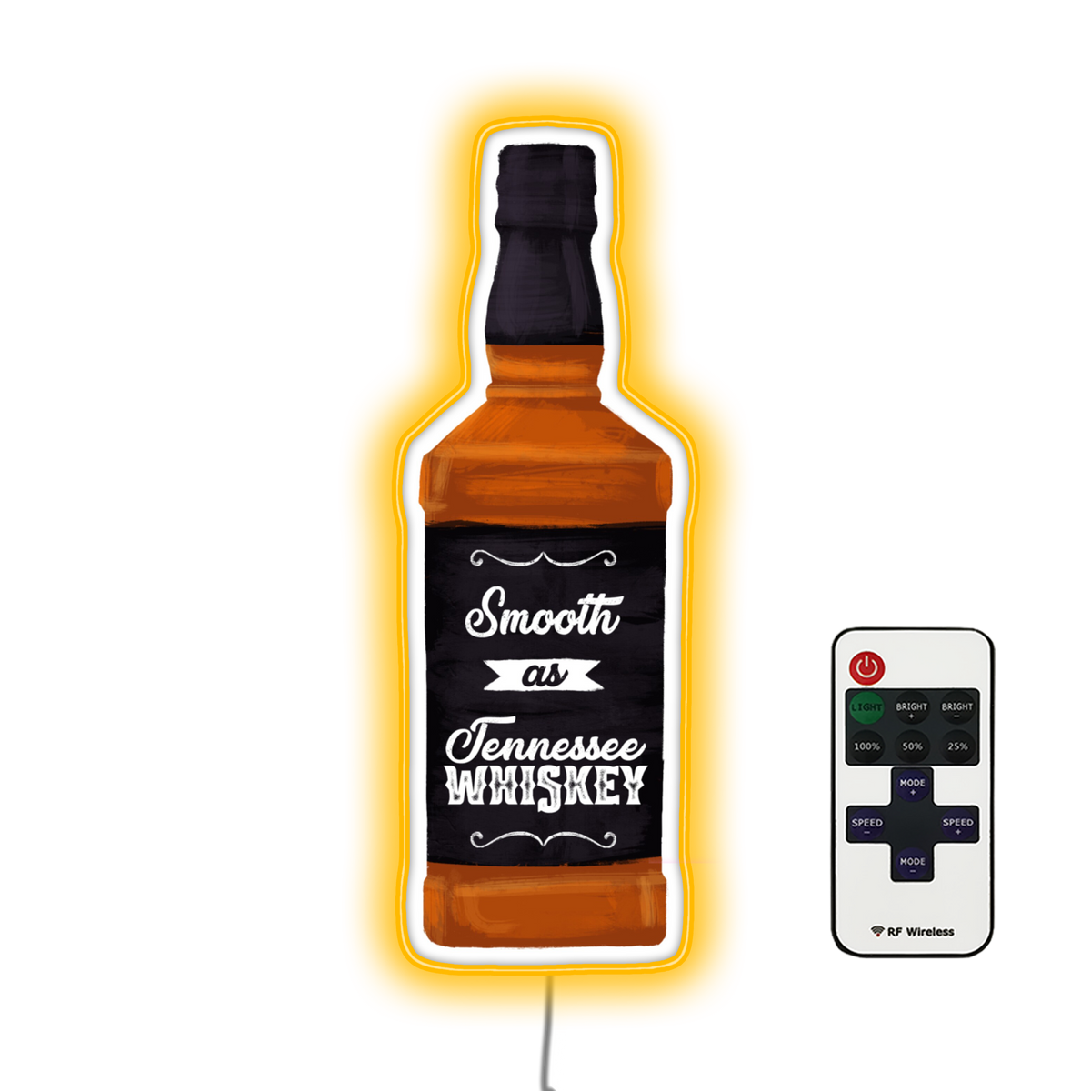 Whiskey Bar Neon Sign Made with LED