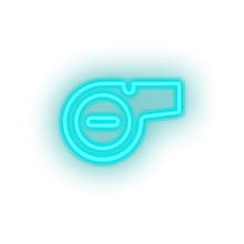 Load image into Gallery viewer, ice_blue whistle led american football football club signal soccer sport whistle neon factory