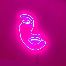 Load image into Gallery viewer, half face led sign