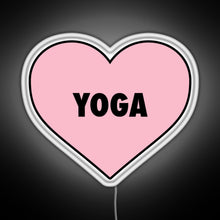 Load image into Gallery viewer, Yoga Love RGB neon sign white