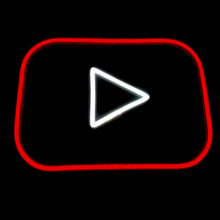 Load image into Gallery viewer, youtube neon sign