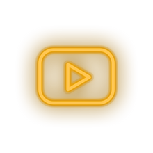 Load image into Gallery viewer, warm_white youtube social network brand logo led neon factory