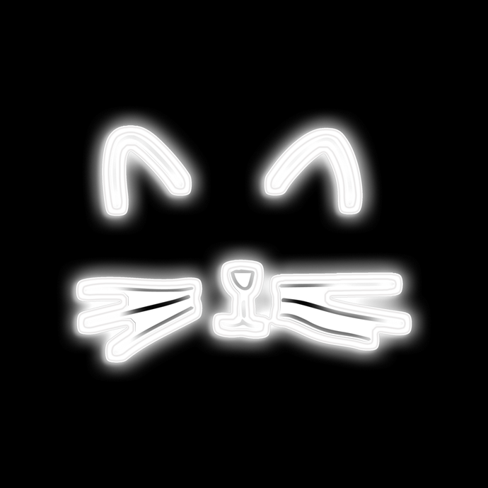 Minimalist Cat Outline neon sign USD165