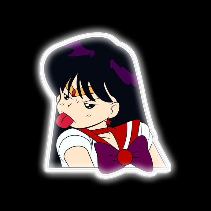 Rei hino Sticking out his tongue neon sign USD165