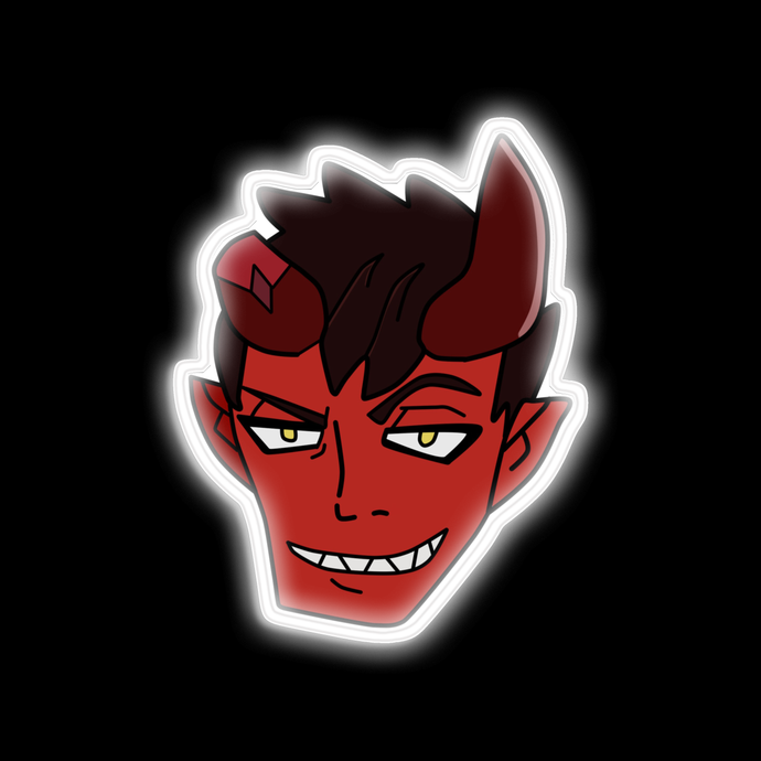 Damien Monster Prom Face neon sign USD165