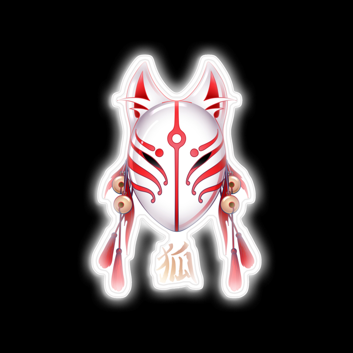 Graphic deamon fox mask neon sign USD165