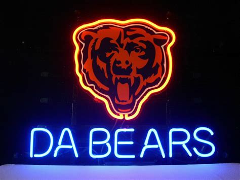 Chicago bears light up sign