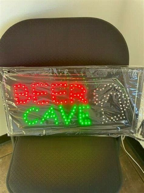 Beer cave sign led