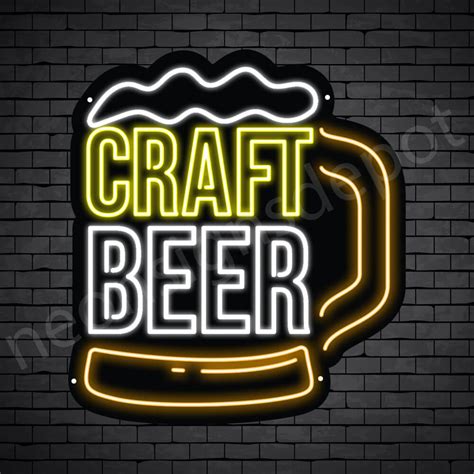 Beer mug neon sign