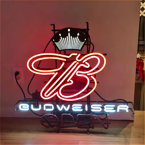 Used budweiser neon signs for sale
