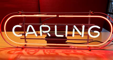 Carling neon sign