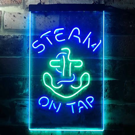 Anchor steam neon sign