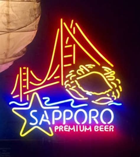 Sapporo neon sign