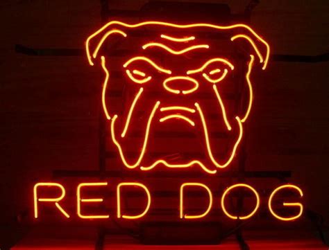 Red dog neon sign for sale