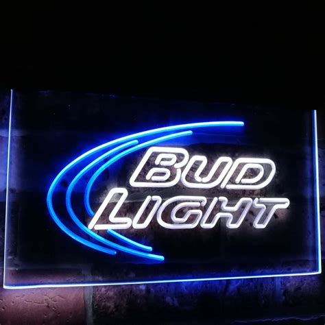 Big bud light neon sign