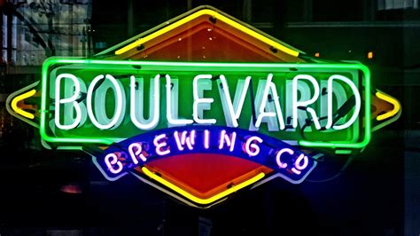 Boulevard beer neon sign