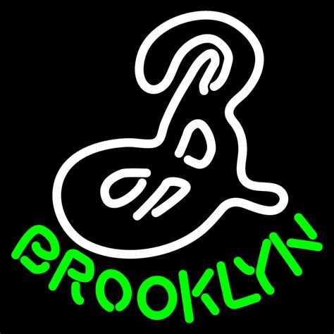 Brooklyn lager neon sign