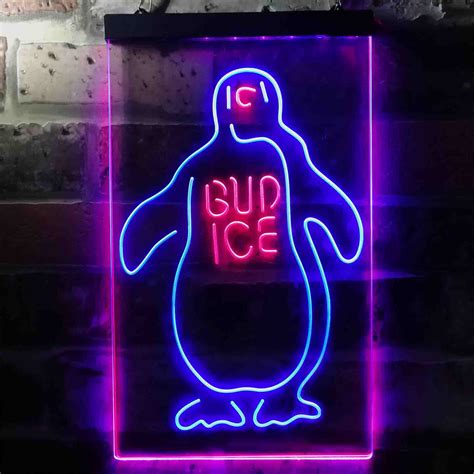 Bud ice neon sign