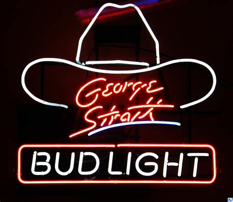 George strait bud light sign