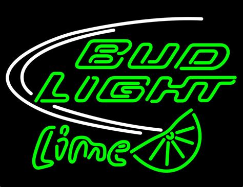 Bud light lime light up sign