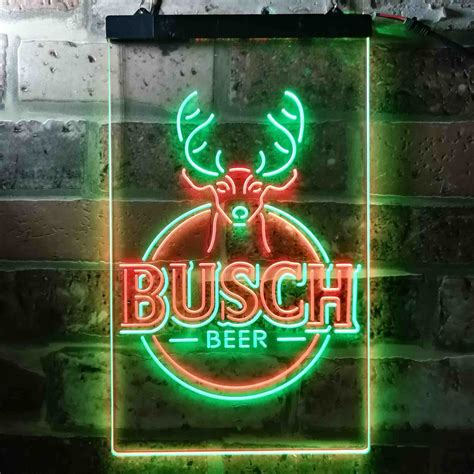 Busch beer deer neon sign