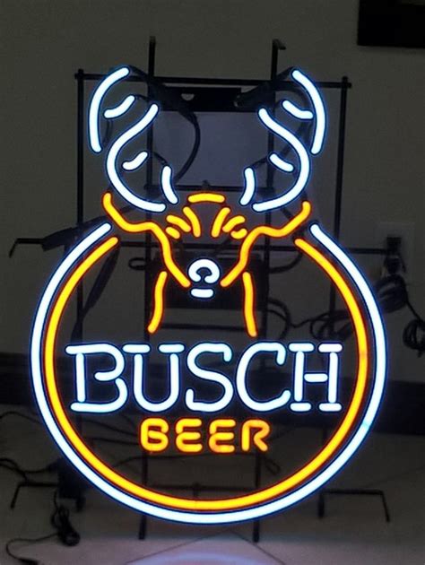Busch beer neon light
