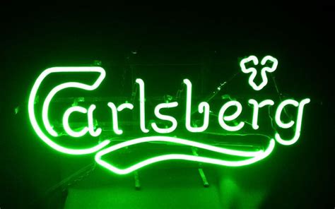 Carlsberg neon sign