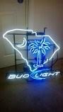 Bud light south carolina neon sign